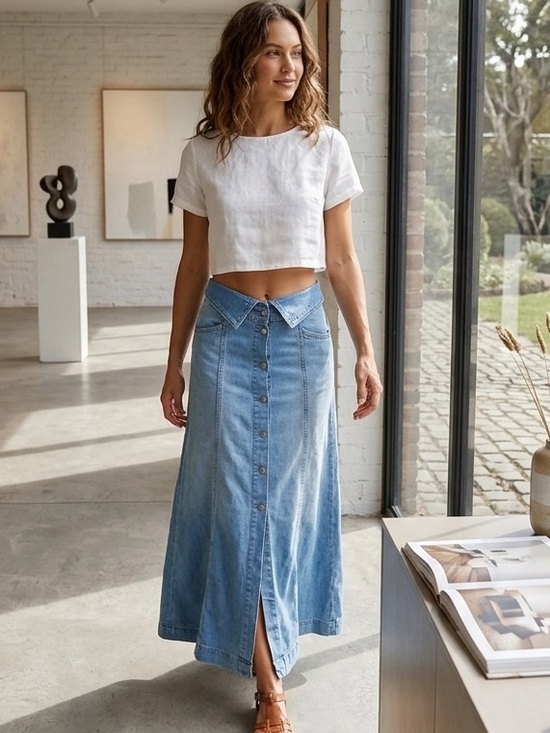 Pepe Jeans Dresses & Skirts - Pepe Jeans Denim Maxi Skirt